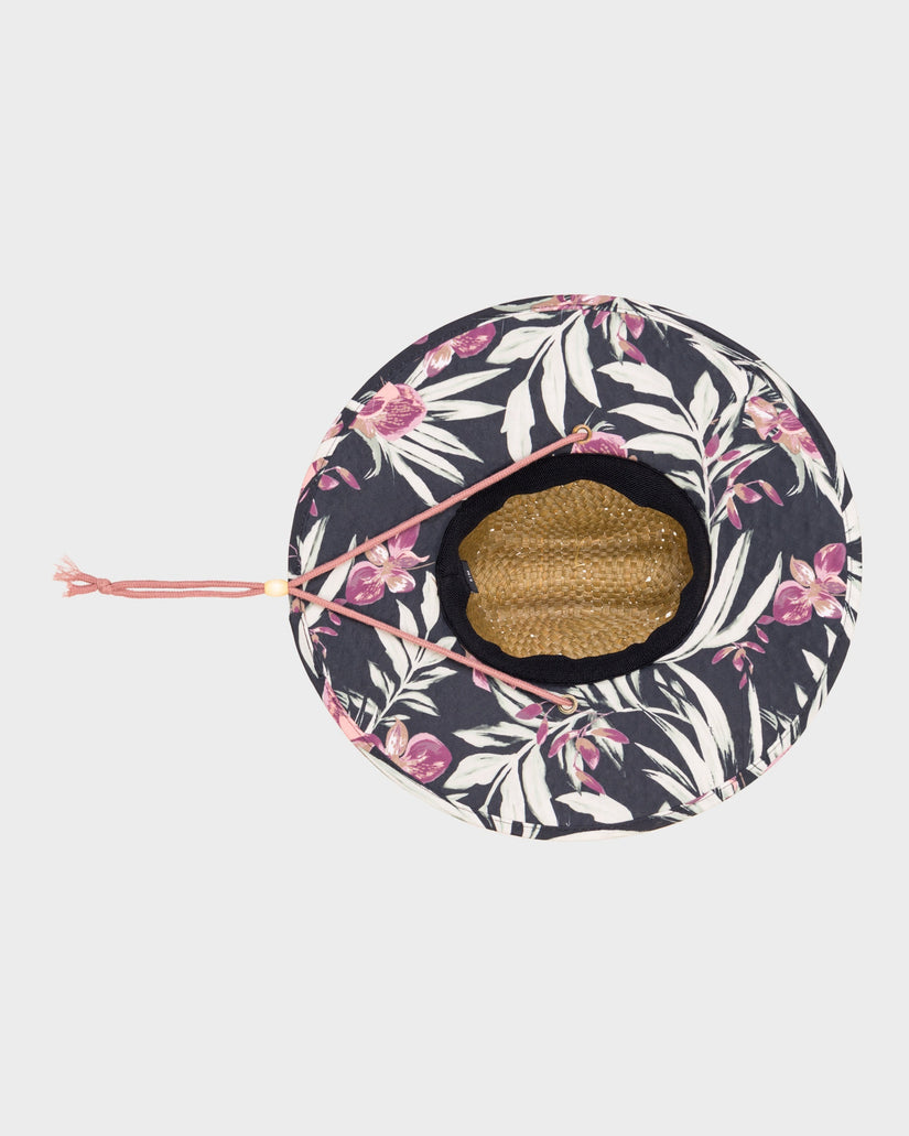 Womens Pina To My Colada Printed Straw Hat