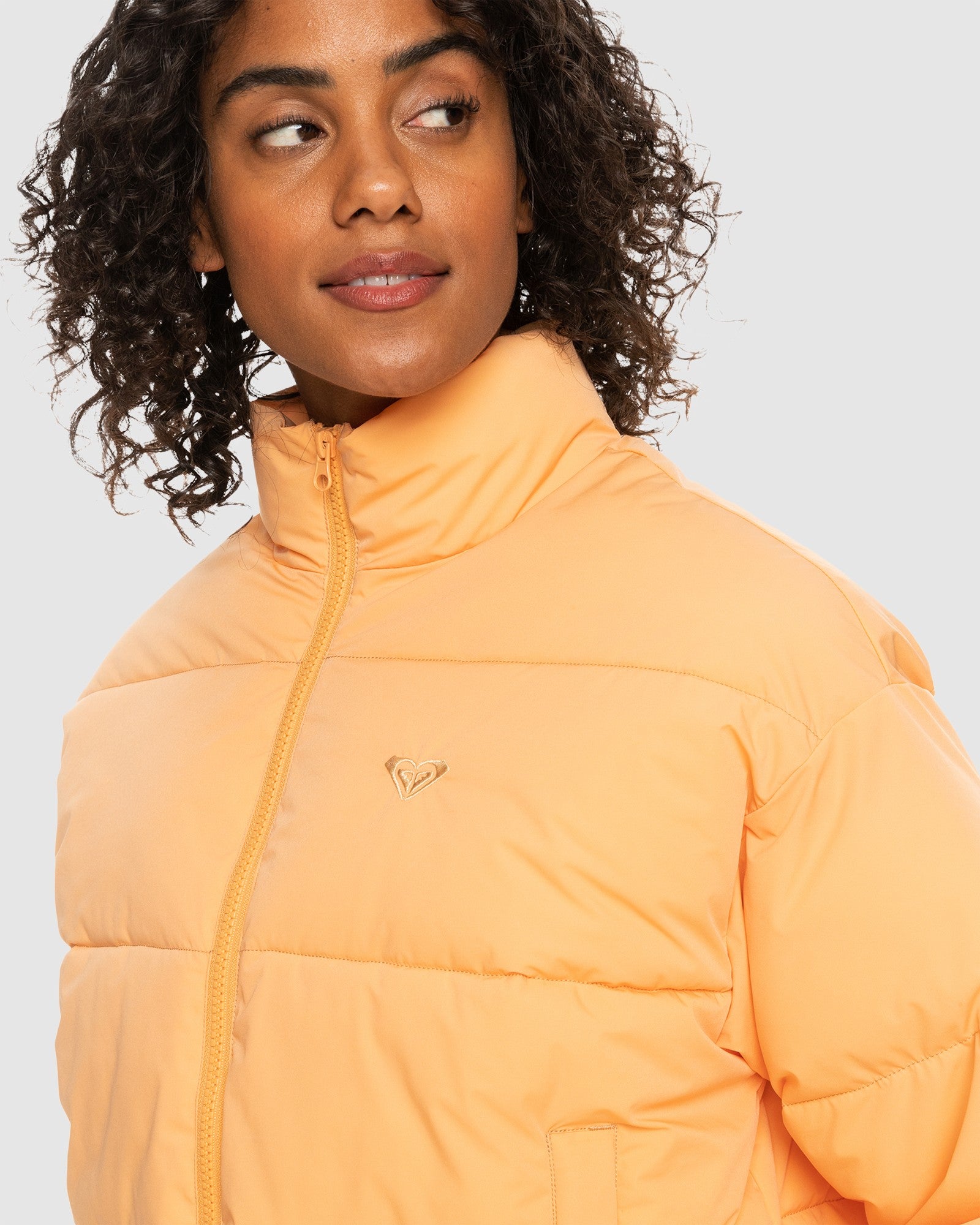 Womens Move Go Puffer Jacket MOCK ORANGE Roxy