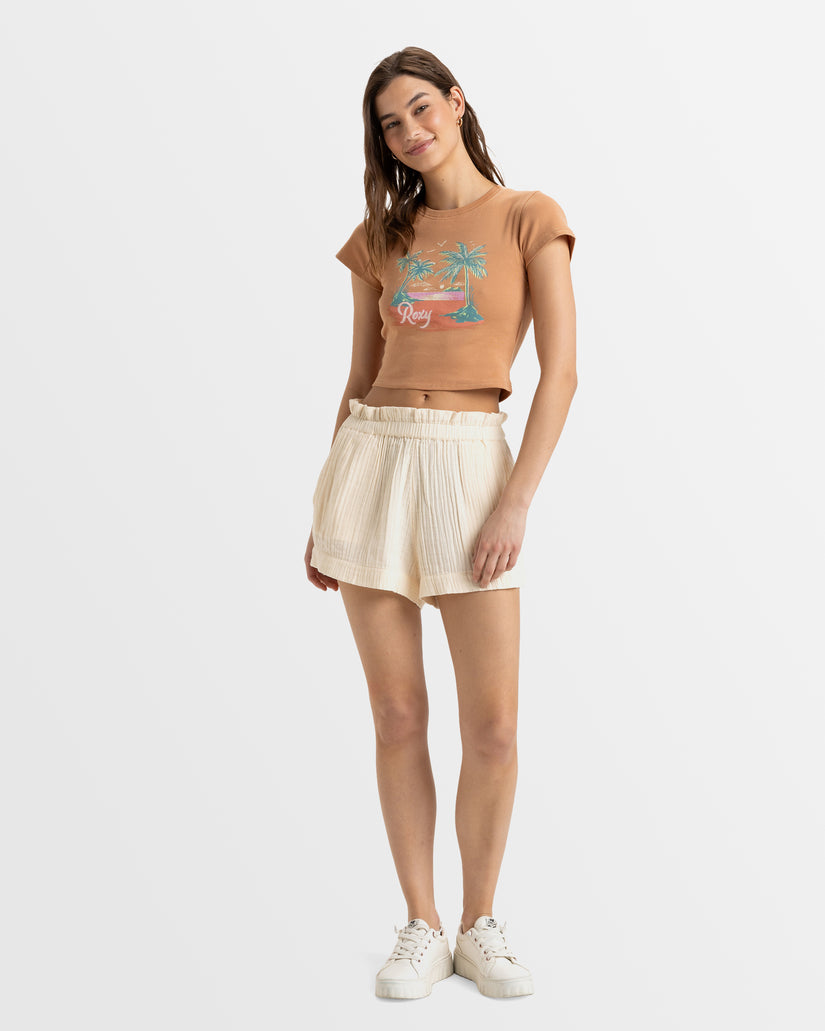 Womens Roxy All Day Short Sleeve T-Shirt