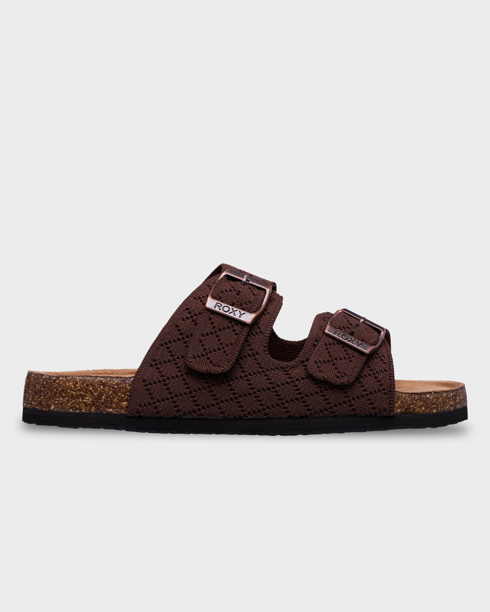 Womens Mannae Buckle Slides