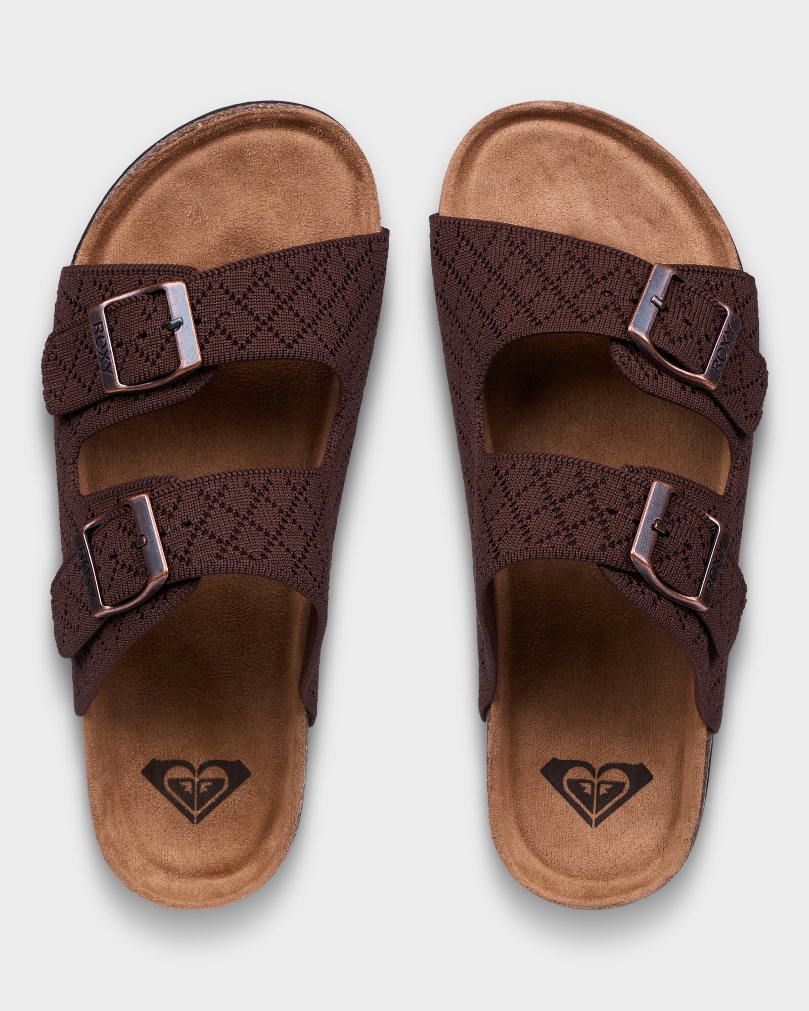 Womens Mannae Buckle Slides
