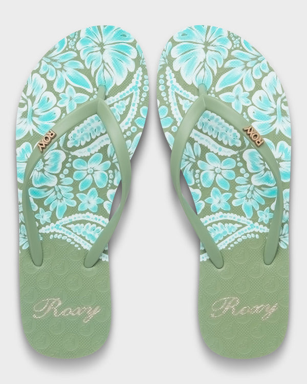 Womens New Viva Printed Thongs