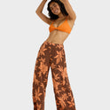 Womens Midnight Avenue Crepe Beach Pants