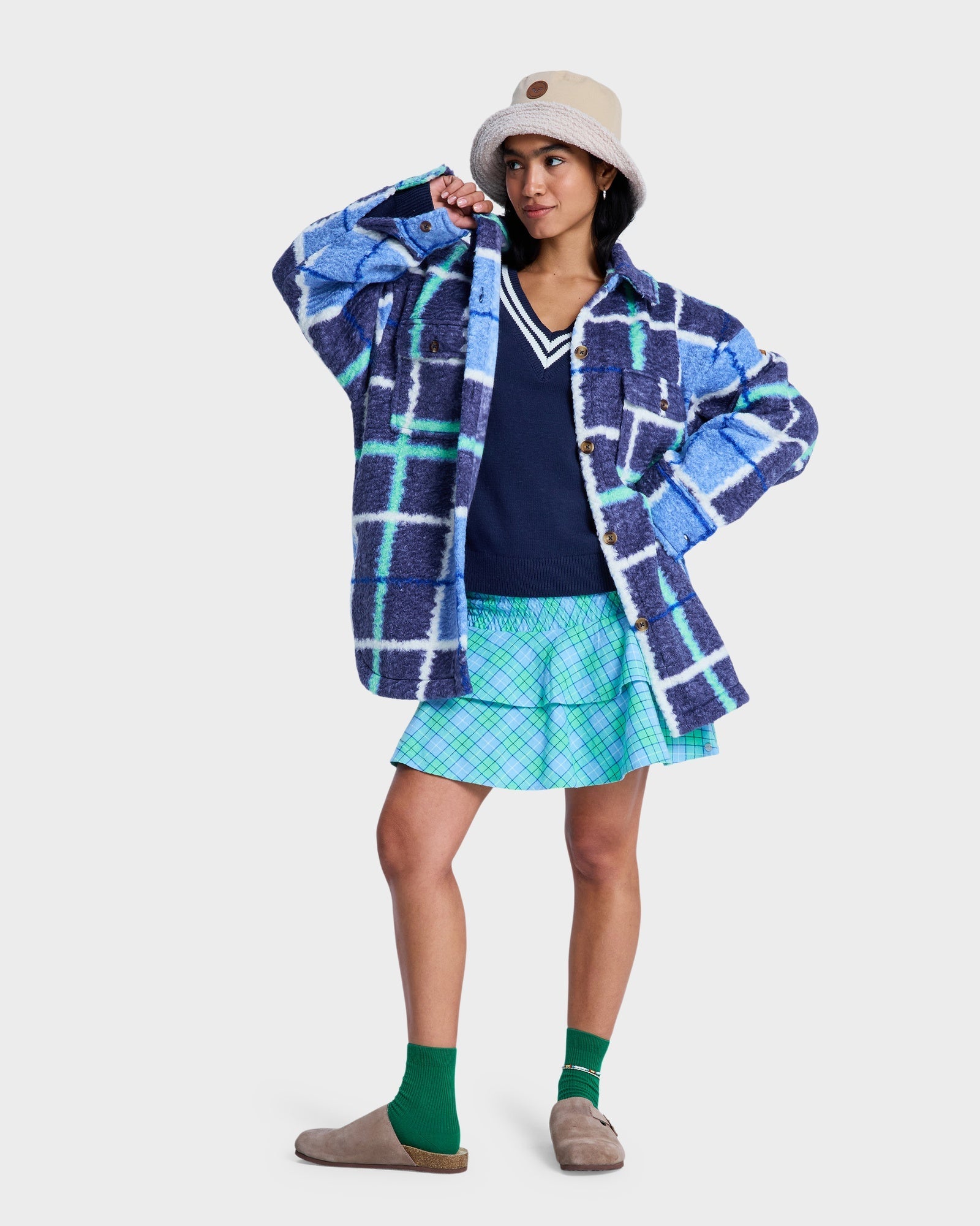 Womens Over And Above Shacket