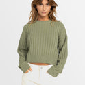 Womens Exploring Diary Crew Neck Sweater