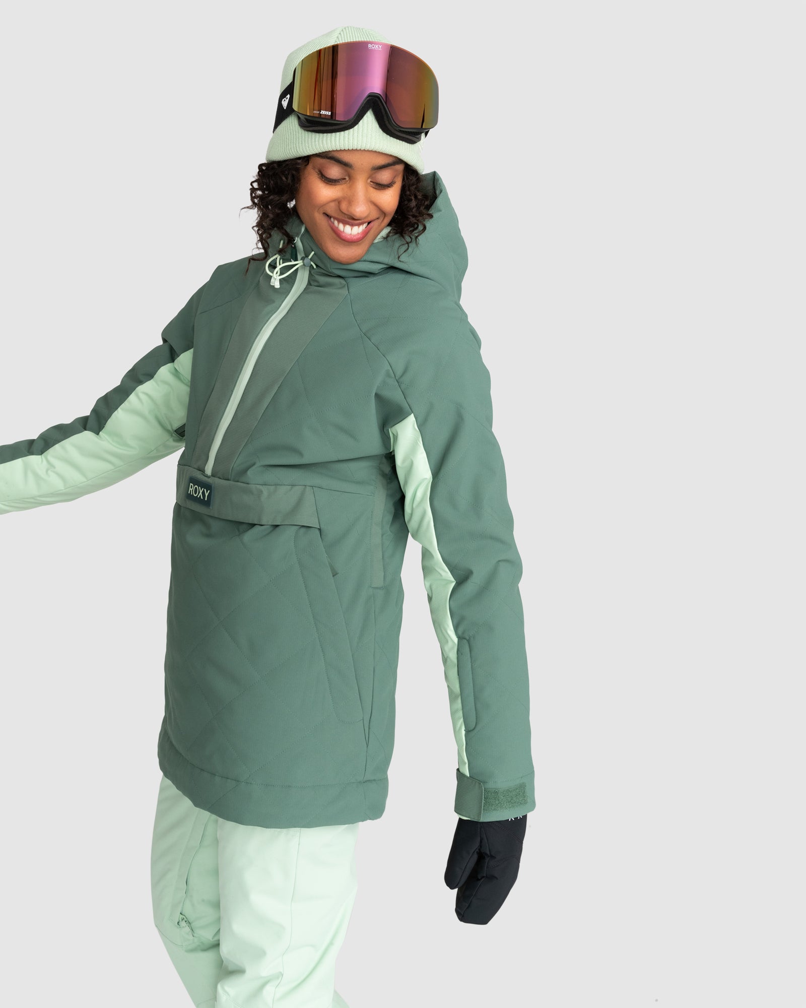 Womens Radiant Lines Overhead Snow Jacket – Roxy