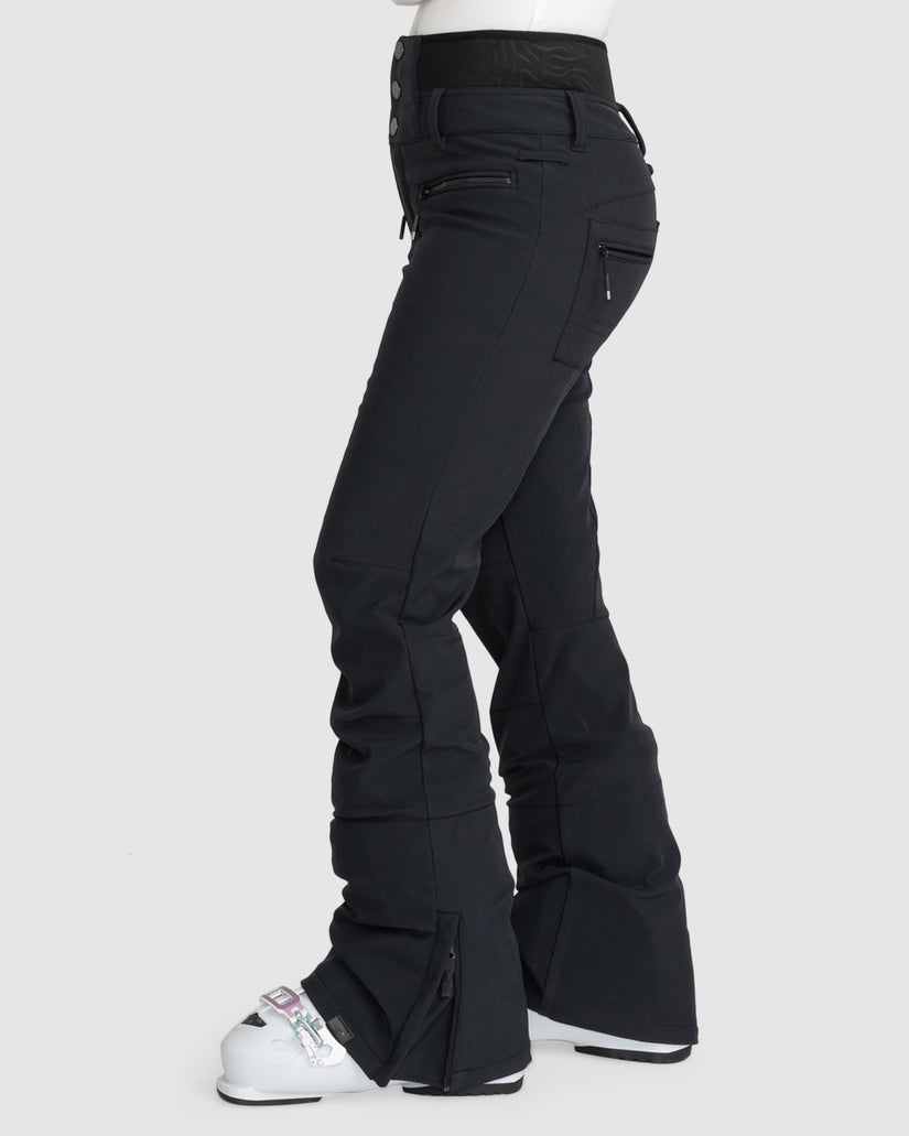 Slim Fit Skinny Flare Ski Pants Womens Rising High Technical Snow