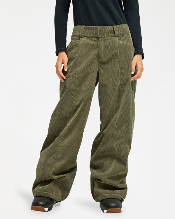 Womens 10K Airdrift Cord Snow Pants