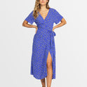 Womens Indigo Sand Midi Dress