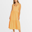 Womens Waiting Line Midi Dress