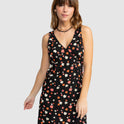 Womens Sunday Feeling Print Mini Dress
