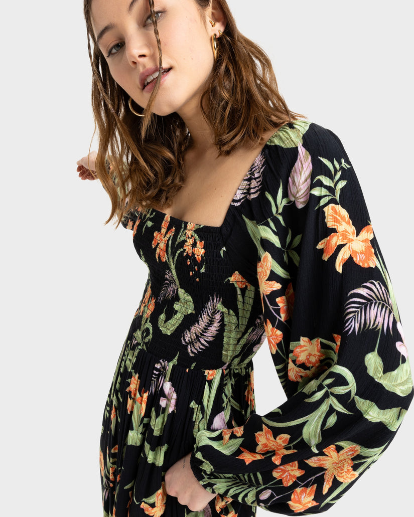 Womens Black Sands Dress