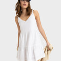 Womens Waiting Line Mini Dress