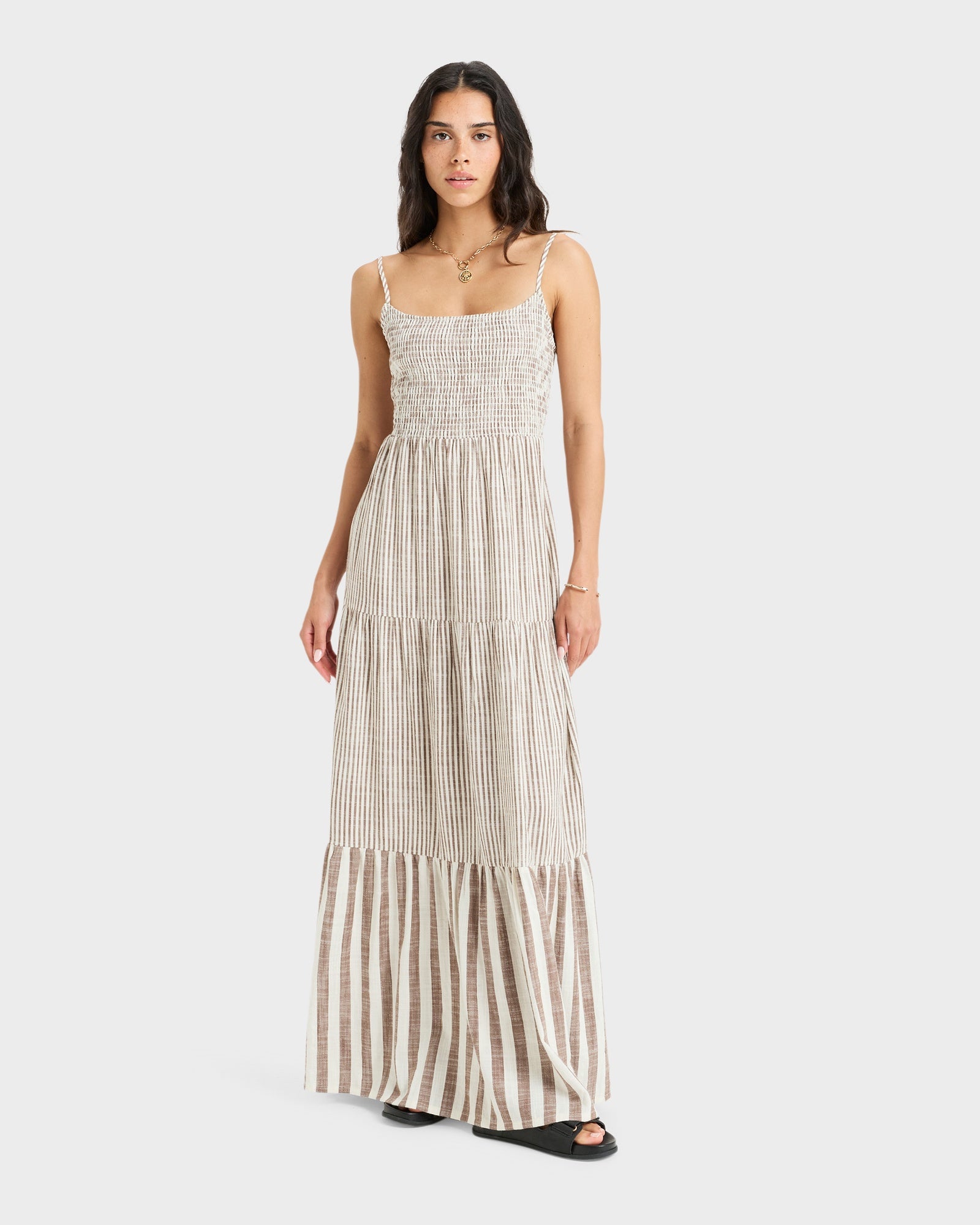 Womens Tropical Glow Maxi Dress