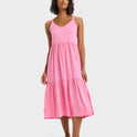 Womens Waiting Line Midi Dress