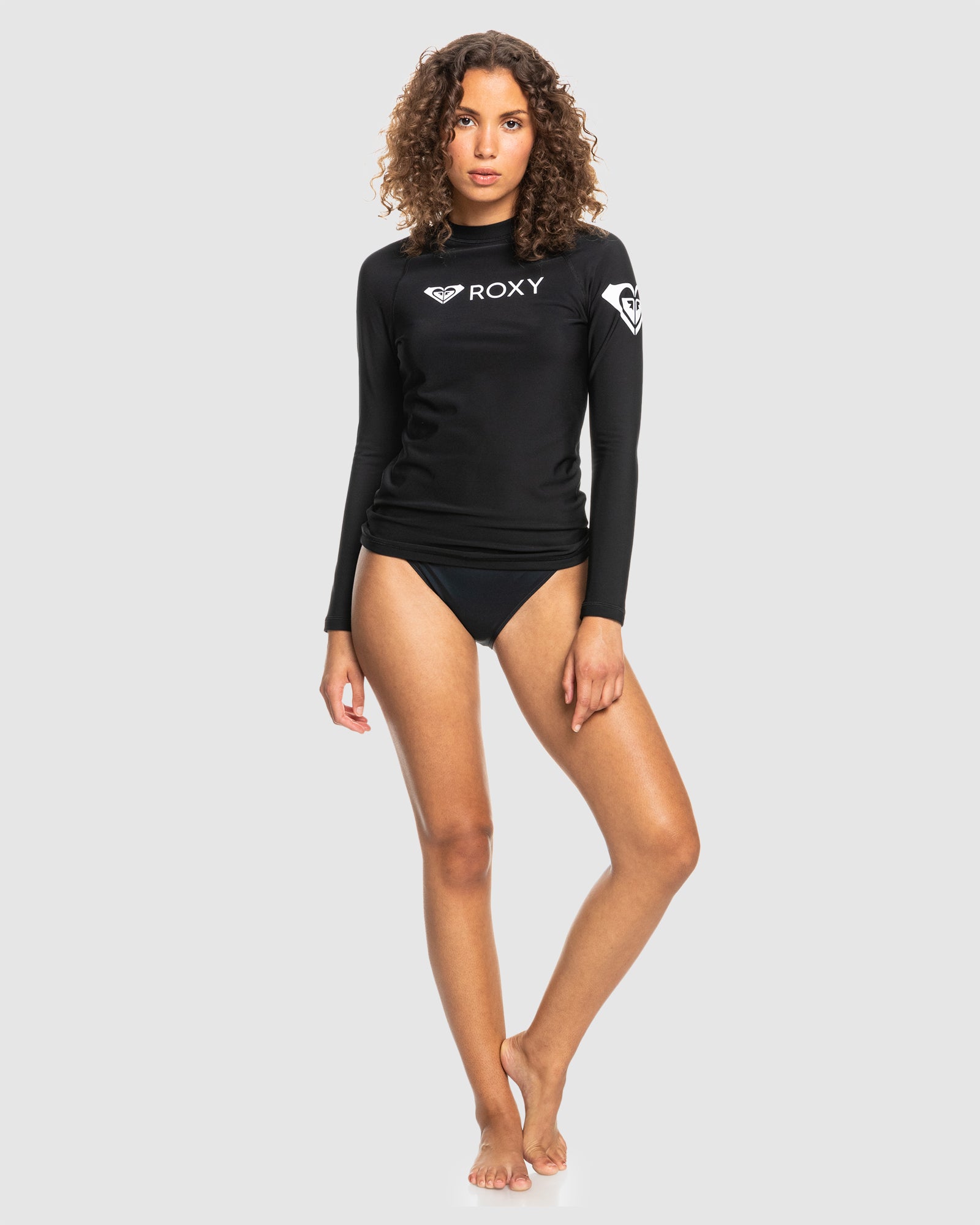 Womens Roxy Heater Thermal Long Sleeve Rash Vest
