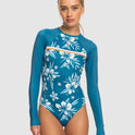 Womens Roxy Life All Day Aloha Rashguard