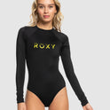 Womens Roxy Active Long Sleeve One Piece Swimsuit