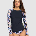Womens Roxy Active Long Sleeve Upf 50 Surf T-Shirt
