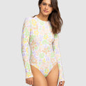 Womens Ephemere Long Sleeve Rash Vest Onesie
