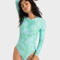 Womens Hula Hibiscus One Piece Swimsuit
