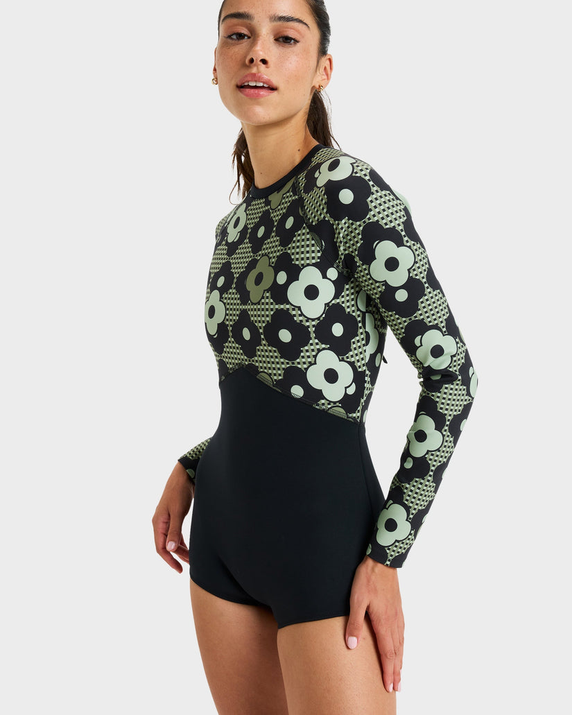 Womens Pro Wave Long Sleeve Rash Vest - ANTHRACITE ROXY PRO | Roxy