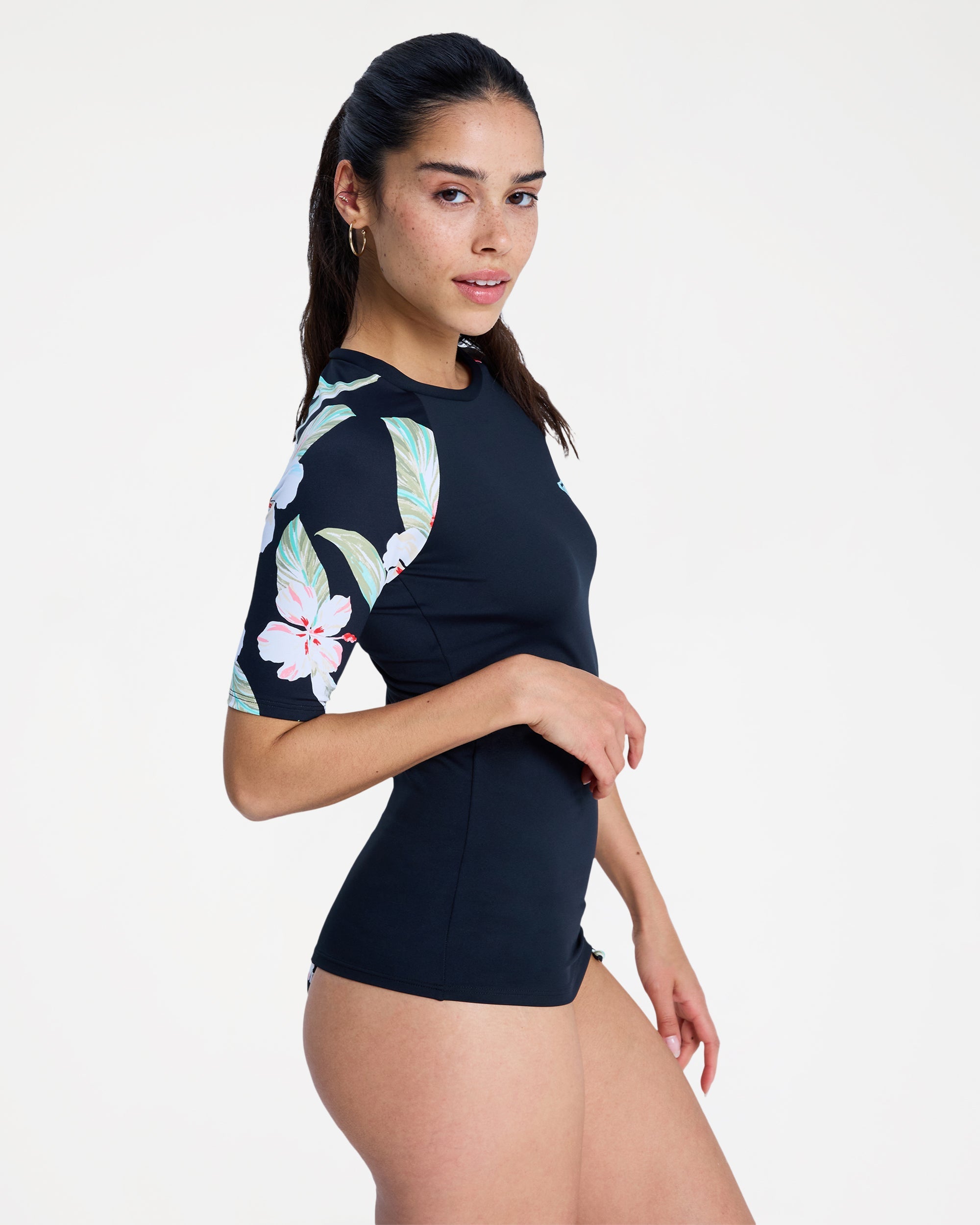 Womens The Classic Lycra Short Sleeve Rash Vest