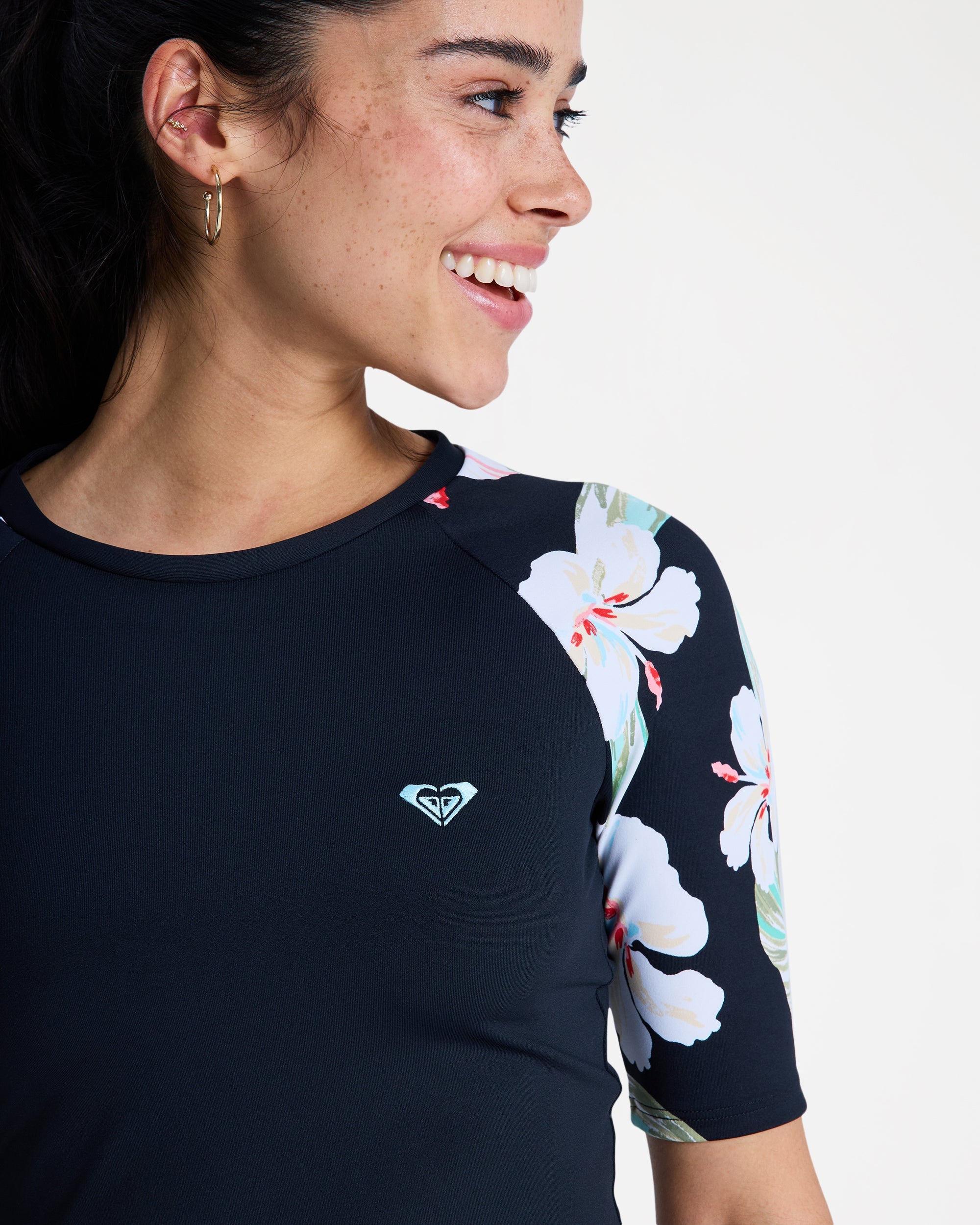 Womens The Classic Lycra Short Sleeve Rash Vest