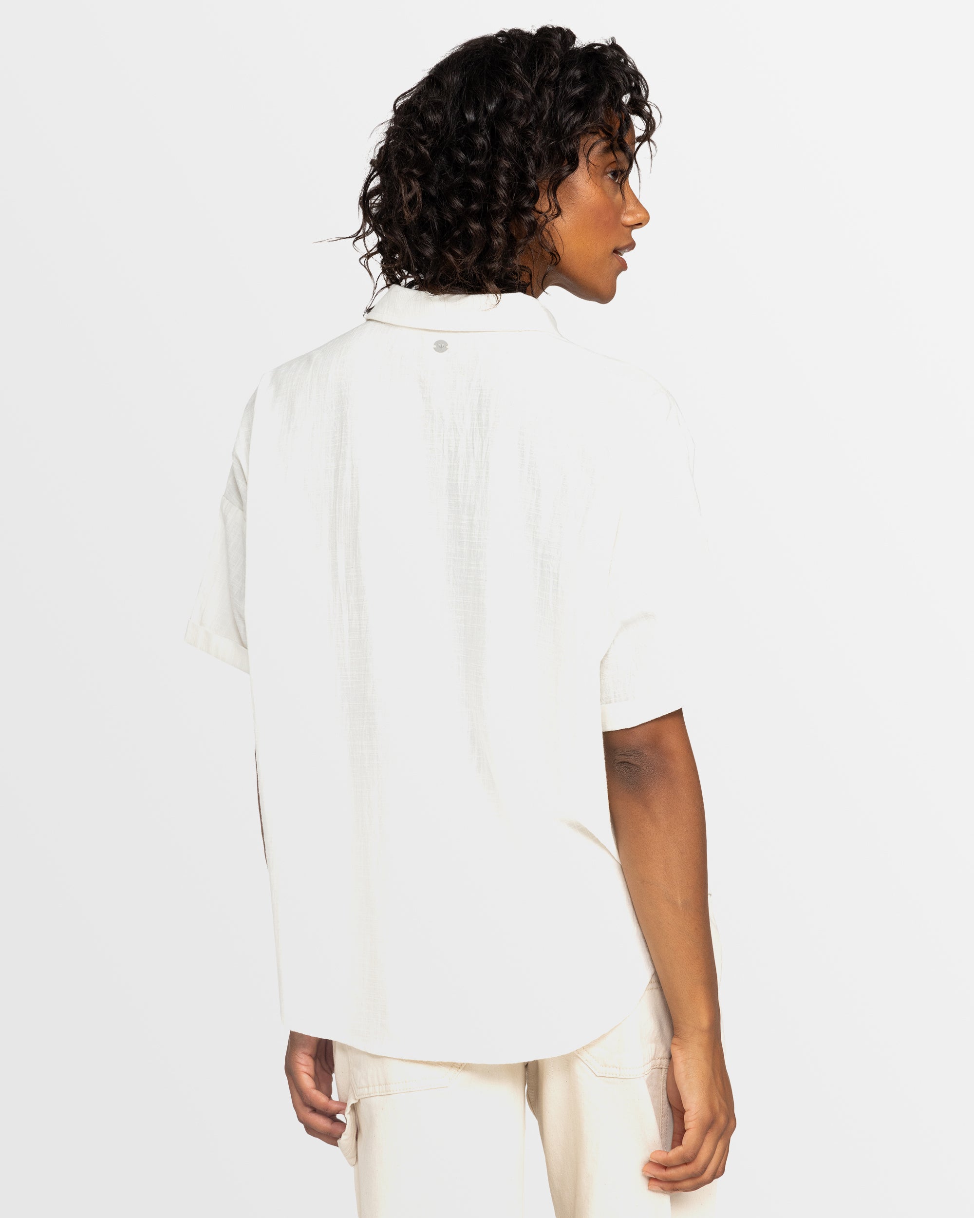 Womens Beachy Nostalgia Short Sleeve Shirt