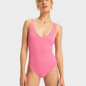 Womens Rib Roxy Love One Piece Swimsuit