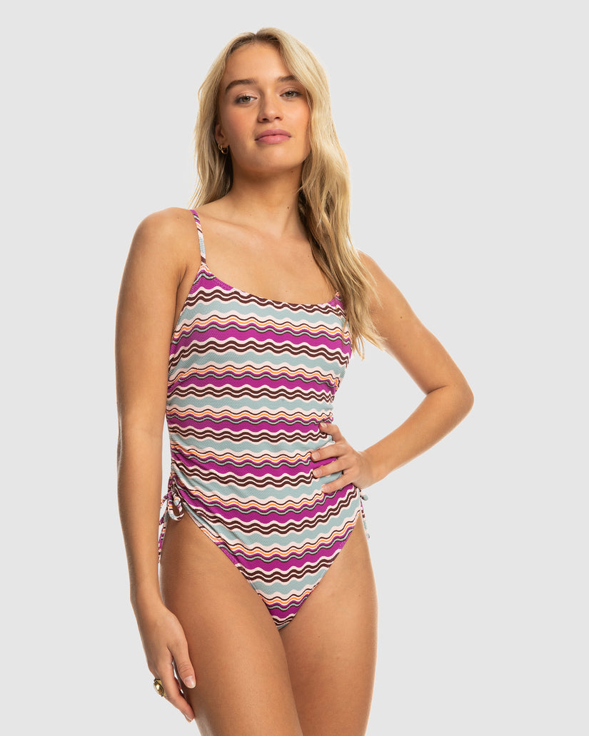 Womens Flowy Mood One Piece Swimsuit