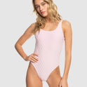 Womens Happy Terry One Piece Swimsuit