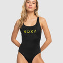 Womens Roxy Active Cross Back One Piece Swimsuit