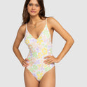 Womens Ephemere High Leg One Piece Swimsuit