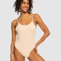 Womens Gingham High Leg One Piece Swimsuit