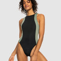 Womens Roxy Pro Wave Active One Piece Swimsuit