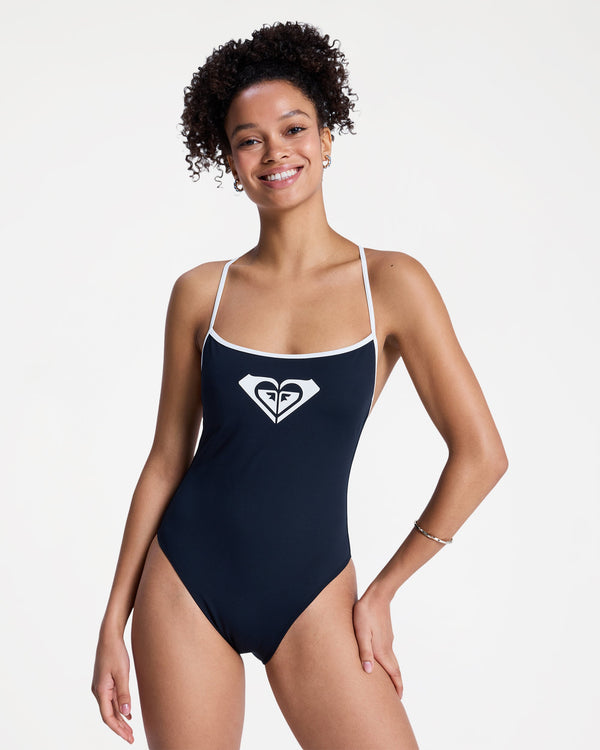 Womens The Retro Essentials One Piece Swimsuit