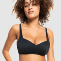 Womens Rib Roxy Love The Sun Ray Bikini Top