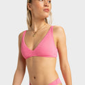 Womens Rib Roxy Love The Oceana V Bikini Top