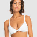 Womens Rib Roxy Love The Surf Knot Bikini Top