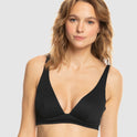 Womens Rib Roxy Love The Roller Bikini Top