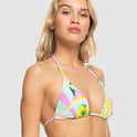 Womens Rave Wave Tiki Tri Bikini Top