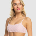 Womens Happy Terry Bralette Bikini Top
