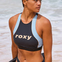 Womens Roxy Active Crop Top Bikini Top