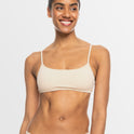 Womens Gingham Bralette Bikini Top