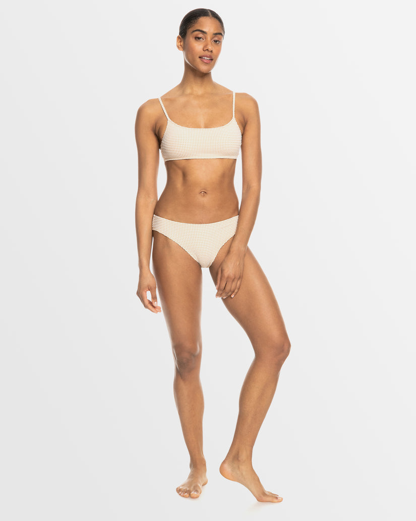 Womens Gingham Bralette Bikini Top