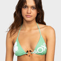 Womens Og Roxy Tiki Tri Bikini Top