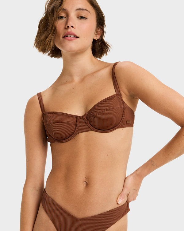 Womens Rozy Love The Queen Bikini Top
