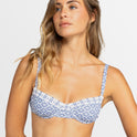 Womens Amber Medium Coverage Bikini Top