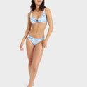 Womens Artsy Floral U Bikini Top